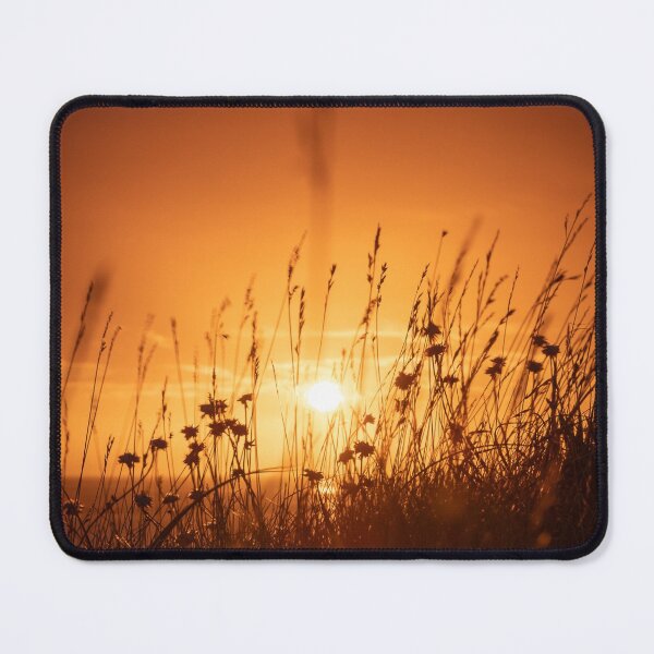 Item preview, Hilbre Grasses at Sunset on the Summer Equinox designed and sold by neonlightphoto.