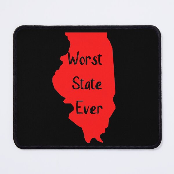 Item preview, Illinois Worst State Ever Funny Gift Design designed and sold by Sheepherder120.