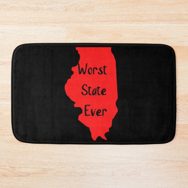 Item preview, Illinois Worst State Ever Funny Gift Design  designed and sold by Sheepherder120.
