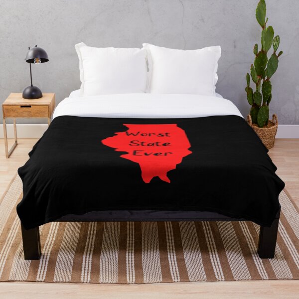Item preview, Illinois Worst State Ever Funny Gift Design  designed and sold by Sheepherder120.