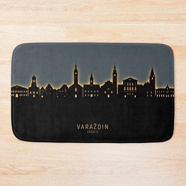 Artikelvorschau, Varaždin Croatia Skyline entworfen und verkauft von ArtPrints.