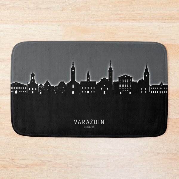 Artikelvorschau, Varaždin Croatia Skyline entworfen und verkauft von ArtPrints.