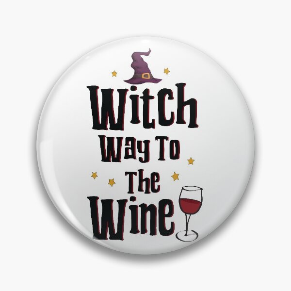 Item preview, Witch Way To The Wine Classic designed and sold by Valid-Patterns.