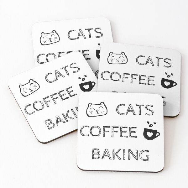 Item preview, Cats. Coffee. Baking designed and sold by TheGreenGoat.