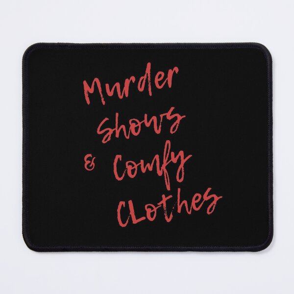 Item preview, murder shows & comfy clothes in red  designed and sold by Dreamingnewfie.