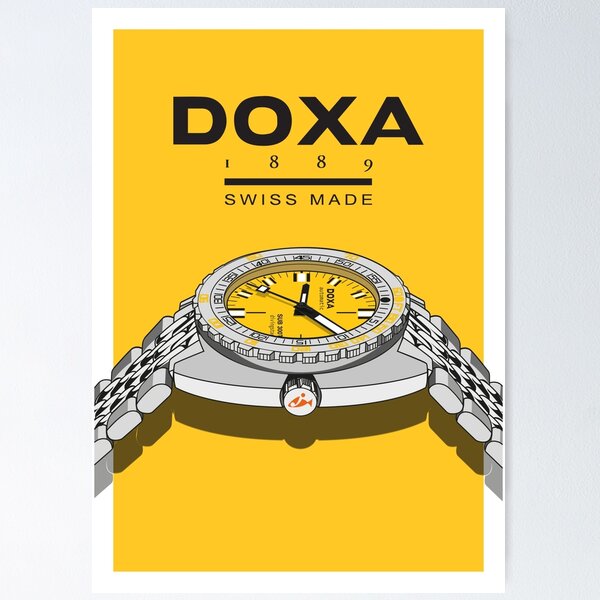 Artikel-Vorschau von Doxa Gelb, designt und verkauft von WatchArtBr.