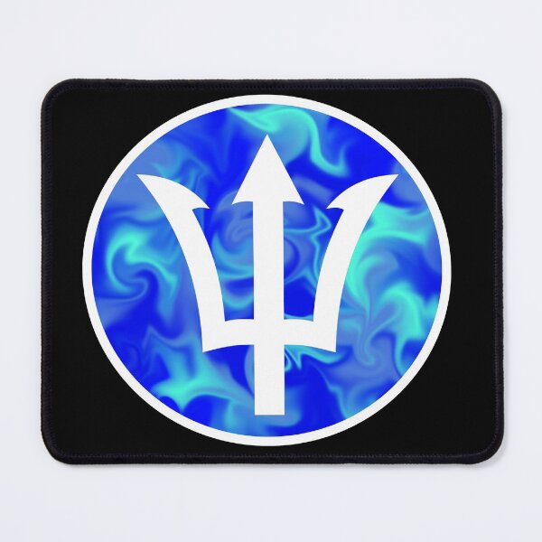 Item preview, Percy Jackson Trident - White Outline -Full Colour designed and sold by Cosmic Cutenesss.