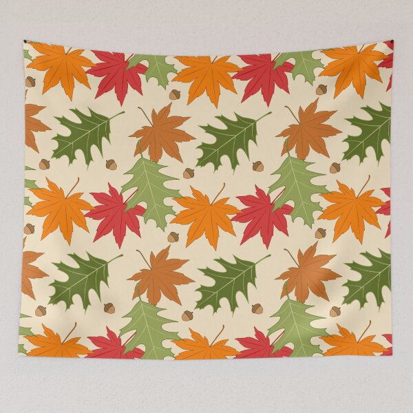 Item preview, Autumn Leaves Pattern designed and sold by YOYOCollection.