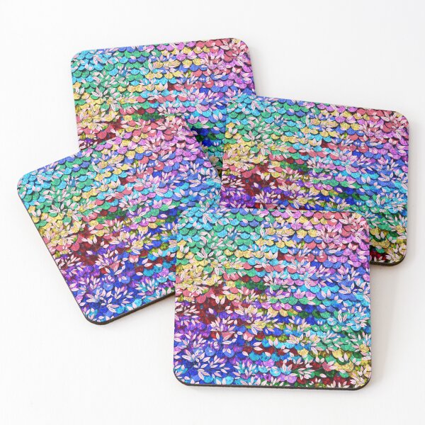 Item preview, Rainbow floral sequin  designed and sold by MrJean.