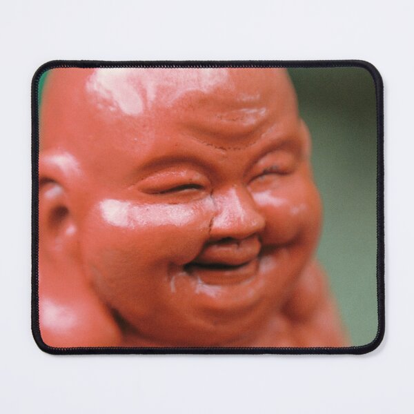 Item preview, Red Buddha Head Garden Statue designed and sold by MOP-tees.