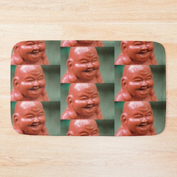 Item preview, Red Buddha Head Garden Statue designed and sold by MOP-tees.