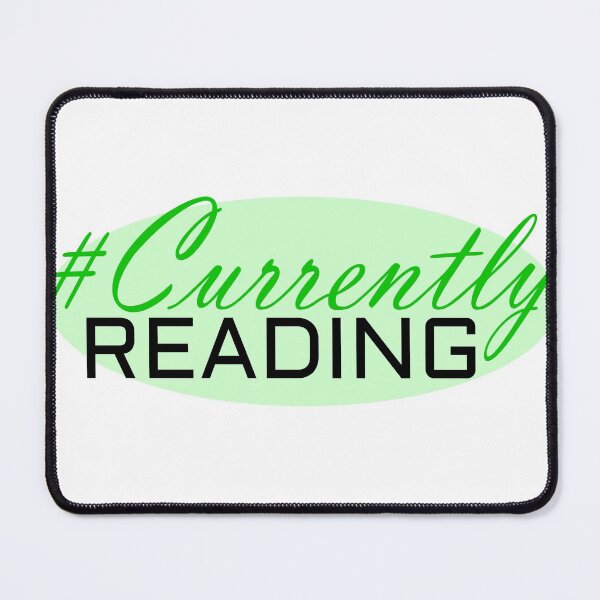 Item preview, #CurrentlyReading (Green) designed and sold by Cosmic Cutenesss.