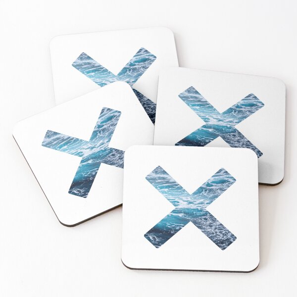 Item preview, Blue Ocean Waves X designed and sold by lookperfect.
