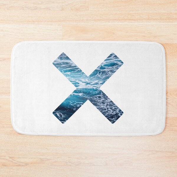 Item preview, Blue Ocean Waves X designed and sold by lookperfect.