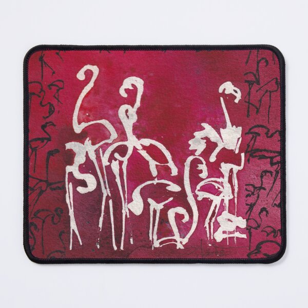 Item preview, The red flamingos designed and sold by PinceauDansant.