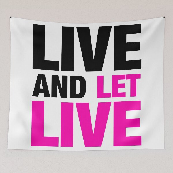 Item preview, Live and let live, live and let live designed and sold by MIRO3D.