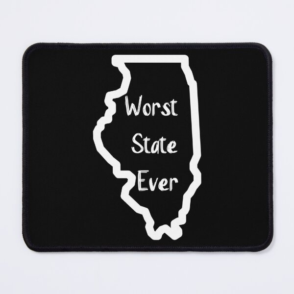Item preview, Illinois Worst State Ever Funny Gift Design  designed and sold by Sheepherder120.