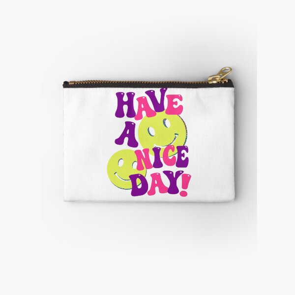 Item preview, HAVE A NICE DAY! - purple pink yellow designed and sold by Julia Santos.