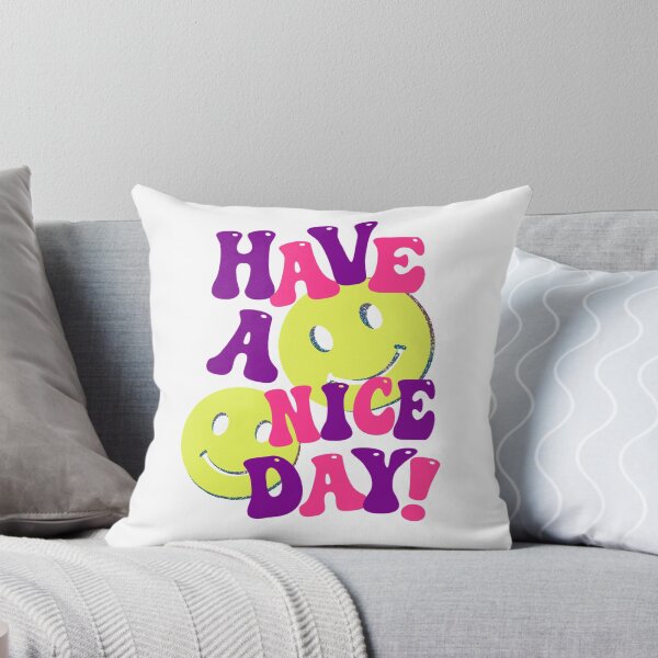 Item preview, HAVE A NICE DAY! - purple pink yellow designed and sold by Julia Santos.
