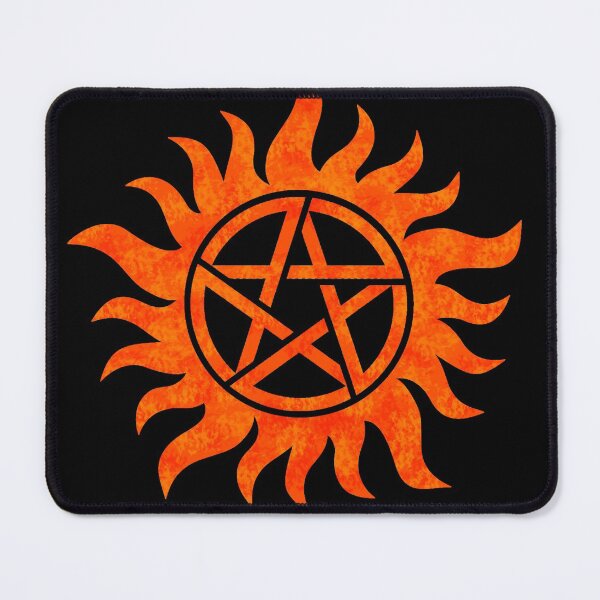 Item preview, Orange Anti-Possession Symbol (Black) designed and sold by Cosmic Cutenesss.