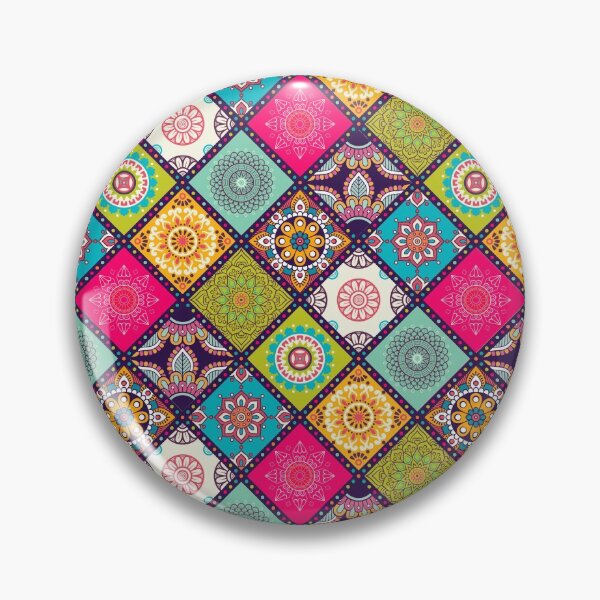 Item preview, Azulejo mandala floral #4 designed and sold by GreekTavern1979.