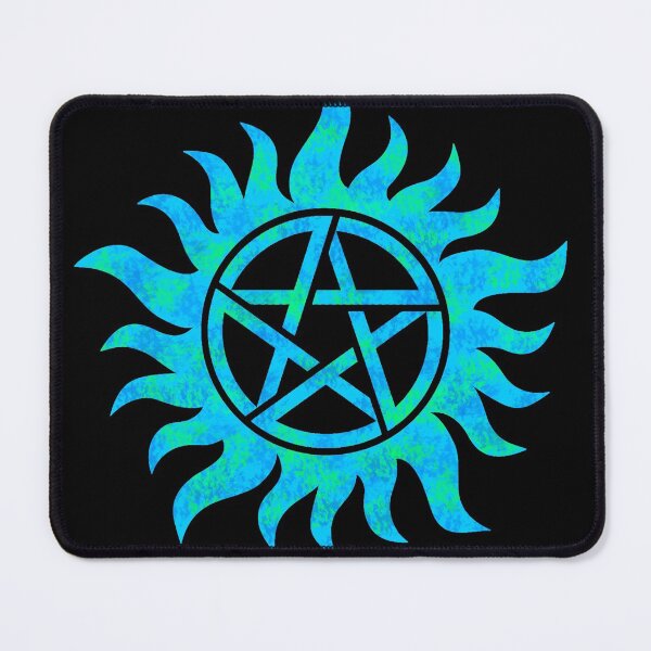 Item preview, Blue Anti-Possession Symbol (Black) designed and sold by Cosmic Cutenesss.