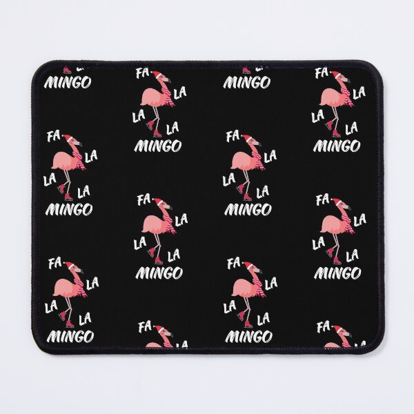 Item preview, Fa La La La Mingo (Ice Skating Flamingo Santa) designed and sold by molamode.