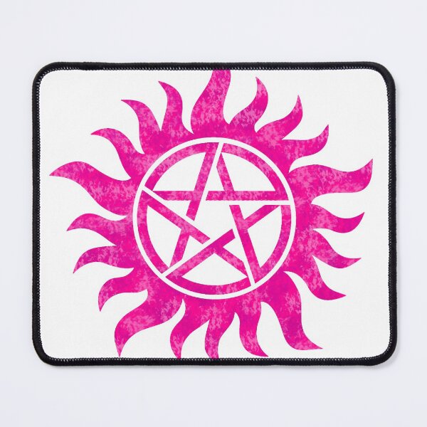 Item preview, Pink Anti-Possession Symbol (White) designed and sold by Cosmic Cutenesss.