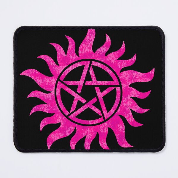 Item preview, Pink Anti-Possession Symbol (Black) designed and sold by Cosmic Cutenesss.