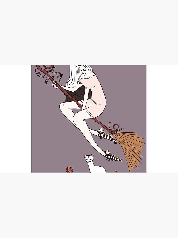 Thumbnail 4 of 4, Coffee Mug, Stoat & Her Witch designed and sold by reimenayee.