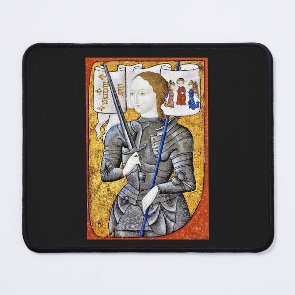 Joan of Arc, Jeanne d’Arc, The Maid of Orléans, Illustration Mouse Pad