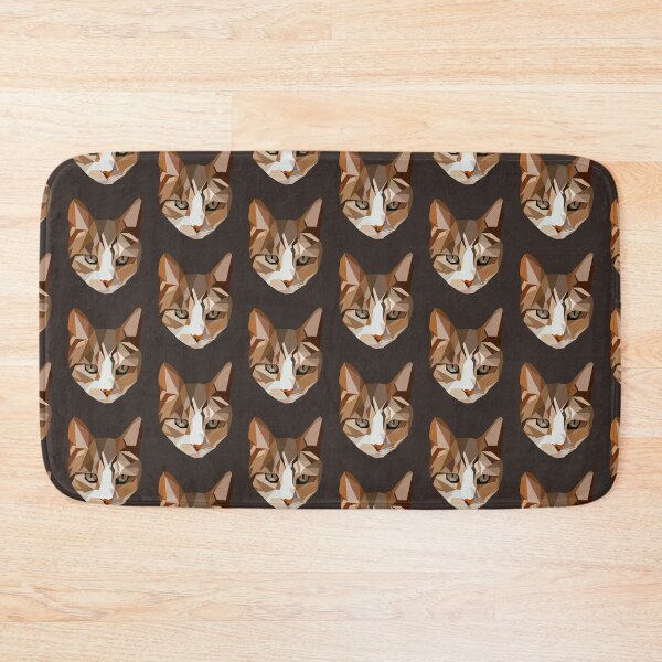 Item preview, Geometric Low Poly Cat designed and sold by Emily Bickell.