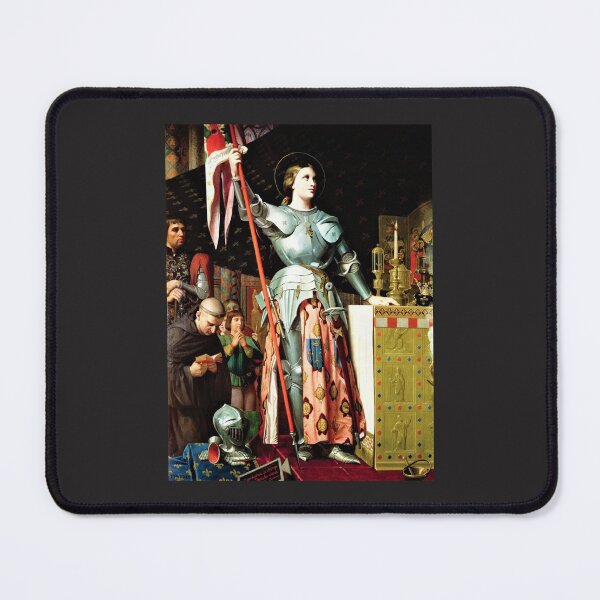 Joan of Arc, Jeanne d’Arc, The Maid of Orléans, 1854 Painting Mouse Pad