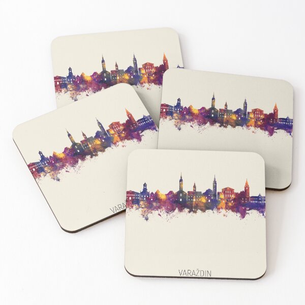 Item preview, Varaždin Croatia Skyline designed and sold by ArtPrints.
