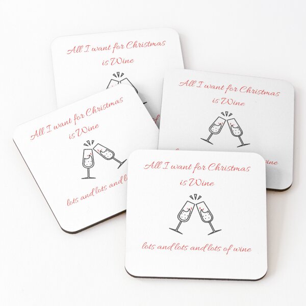 Item preview, All I want for Christmas is Wine designed and sold by RiadMannan.