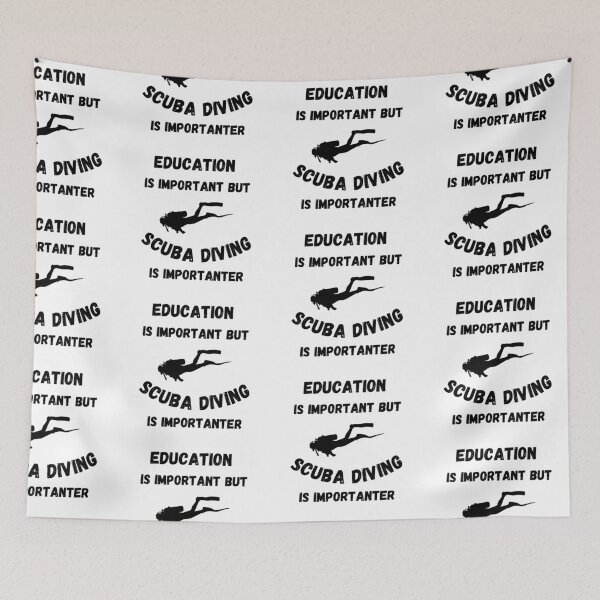 Item preview, Education Is Important But Scuba Diving Is Importanter designed and sold by LuckyKermit.