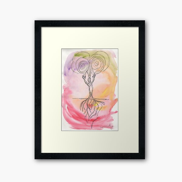 Connection (Spirit and Earth) Framed Art Print