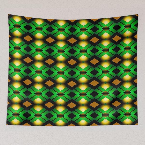 Item preview, Geometric abstract mix of colorful squares by Codeo3 designed and sold by Code03.