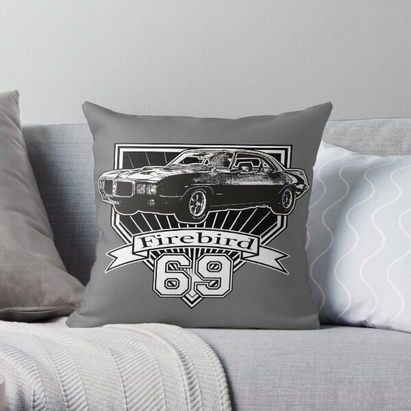 1969 Firebird Throw Pillow