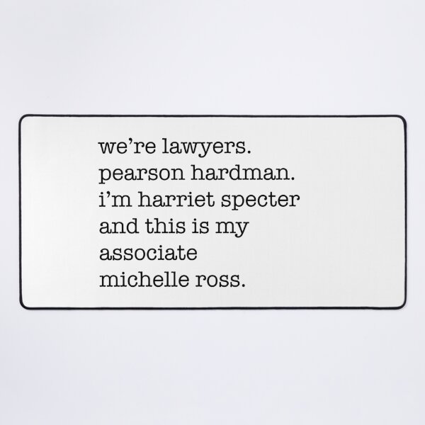 Item preview, We're lawyers, Harriet Specter and Michelle Ross designed and sold by Abbie's Prints.