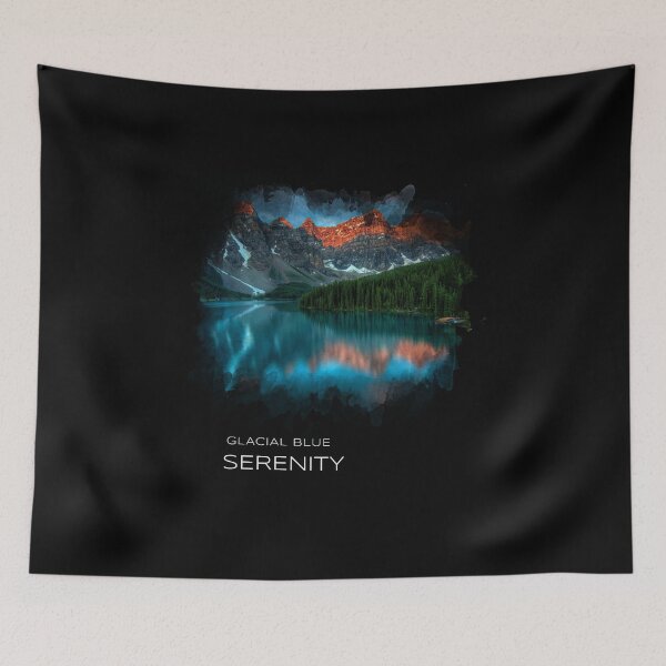 Item preview, Serenidad azul glacial designed and sold by Smoke-Screen-.