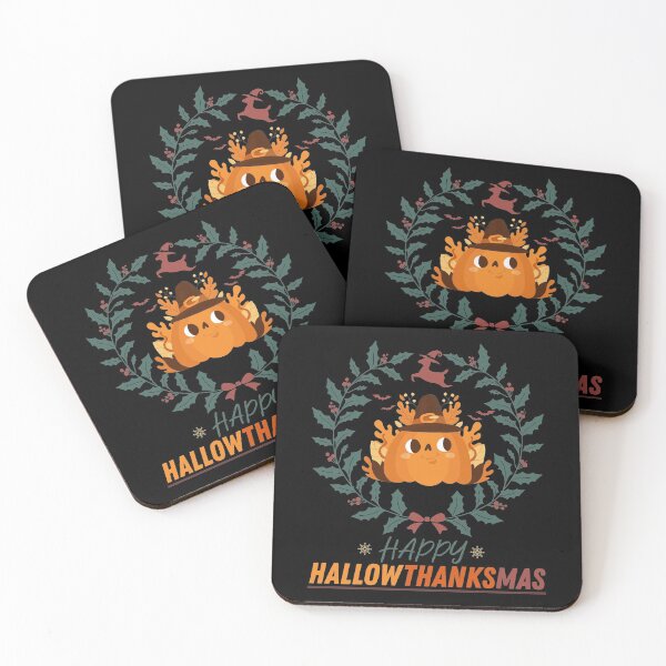 Item preview, HallowThanksMas - Funny Holiday Happy HallowThanksMas Halloween Christmas Thanksgiving Family designed and sold by ALITOPRINCE.