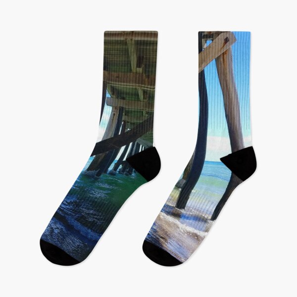 Item preview, Under the Jetty | Grange Beach | Adelaide | Australia designed and sold by iwaya-bazaar.