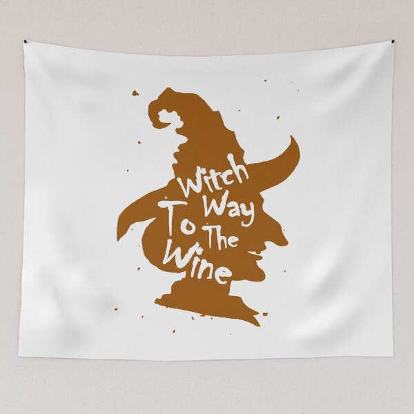 Item preview, Witch Way To The Wine T-shirt, funny halloween t-shirt, Gift for halloween. designed and sold by mHmShop.