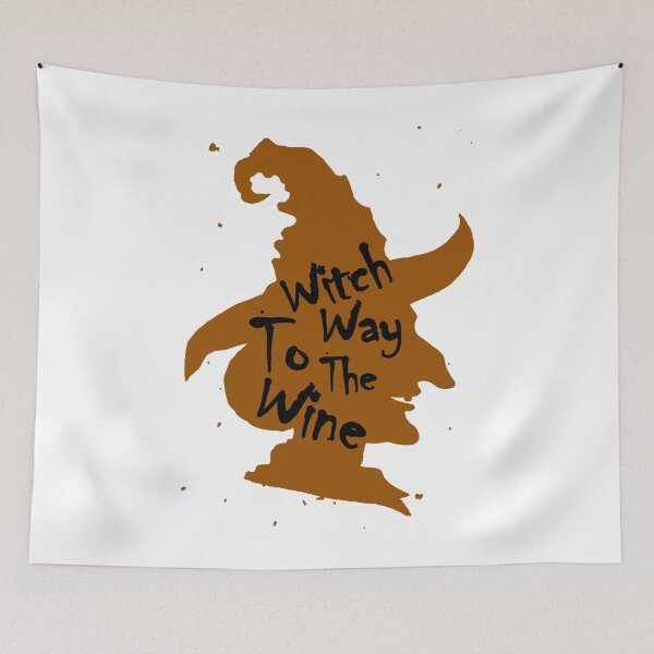 Item preview, Witch Way To The Wine T-shirt, funny halloween t-shirt, Gift for halloween. designed and sold by mHmShop.