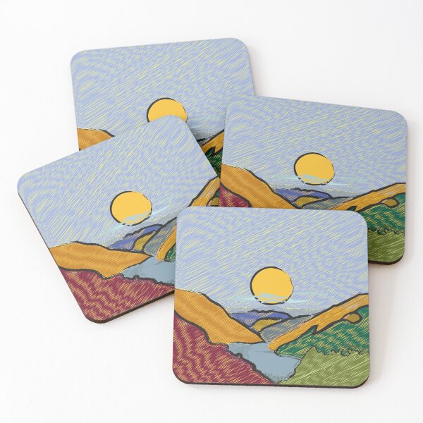 Item preview, Riverside landscape in autumn designed and sold by Emi Yañez.