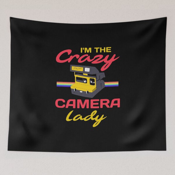 Item preview, I'm The Crazy Camera Lady  designed and sold by Neggan.