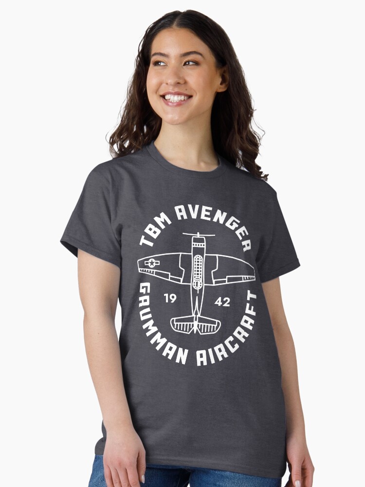 Thumbnail 2 of 7, Classic T-Shirt, TBF / TBM Avenger designed and sold by Aeronautdesign.