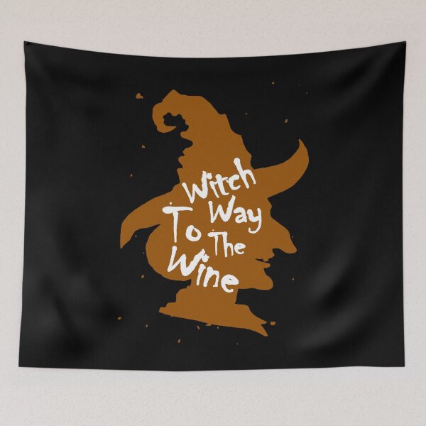 Item preview, Witch Way To The Wine T-shirt, funny halloween t-shirt, Gift for halloween. designed and sold by mHmShop.