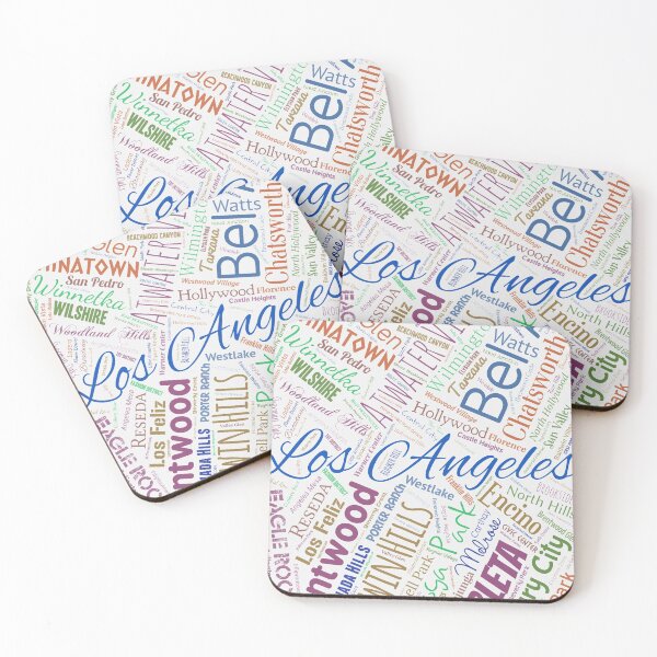 Item preview, Los Angeles Neighborhoods designed and sold by Montage-Madness.